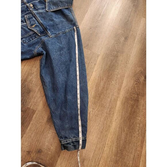 Wrangler Blue Denim Bomber Jacket - Picture 5 of 7